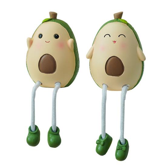 

1 пара фигурок животных из смолы, настольный декор, статуэтки животных с длинными ногами Avocado