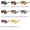 Luxury Designer Oversized Pilot Sunglasses Women Men Green Yellow Punk Big Frame Trend Shades UV400