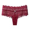 Sexy tanga do poloviny pasu Dámské spodní prádlo Vysoce kvalitní krajkové kalhotky Dámské Prodyšné spodní prádlo s tričkem Bikiny G String Kalhotky Intimní