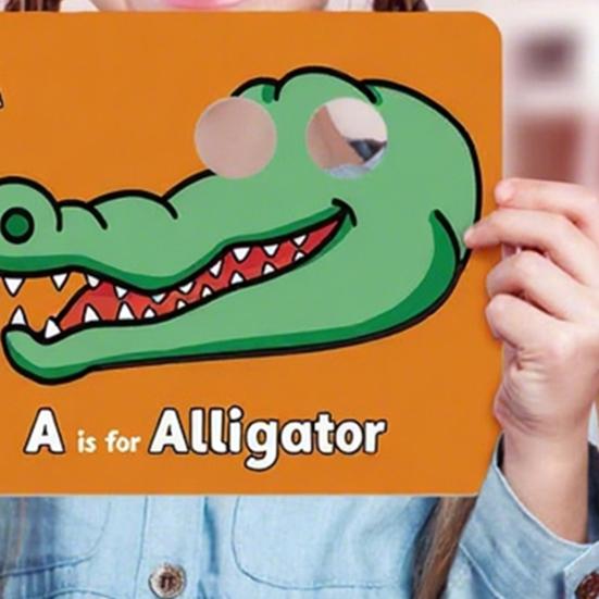 1/2/3 Sets Kids Alphabet Flash Cards with Animal Face Guards Toddlers Boys Girls 26 Letters ABC Preschool Learning Interactive Educational Flashcards