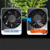 180° Rotation Heat Dissipation Fan Wall Mounted Fish Tank Cooler Aquarium Cooling Fans  Grass Tank