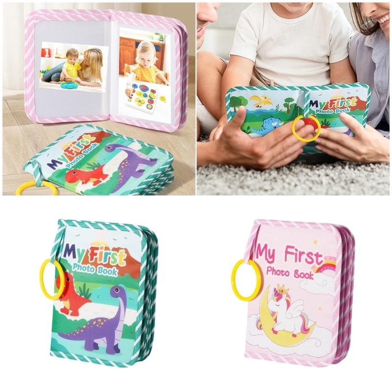 Lovely Baby Picture Book Cloth Photo Album for Toddler Creative Parent-child Interactive Toy Capturing Unique Moment
