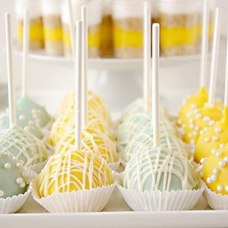 White Plastic Lollipop Cake Pop Sticks Lollies Lollys Crafts Cake Dowels AS  Cake Decorating Tools