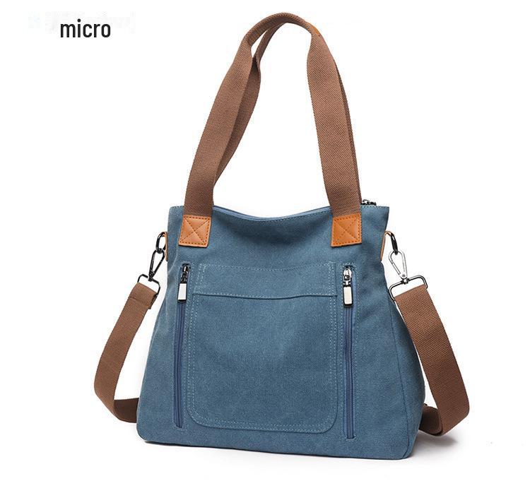 Large-Capacity Women's Canvas Tote & Shoulder Messenger Bags