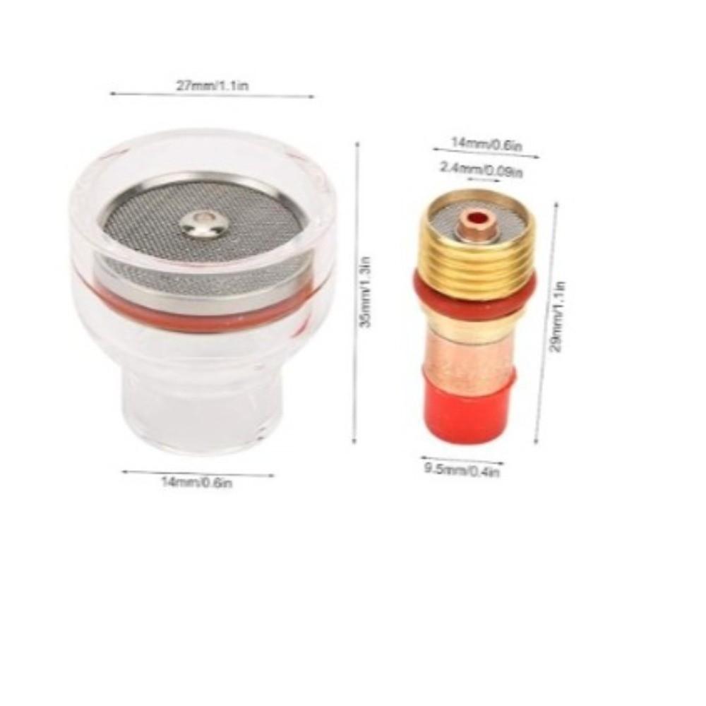 Filter Mesh TIG Welding Torch Kit Collet Body Gas Lens Diffuser Kit For TIG Welding