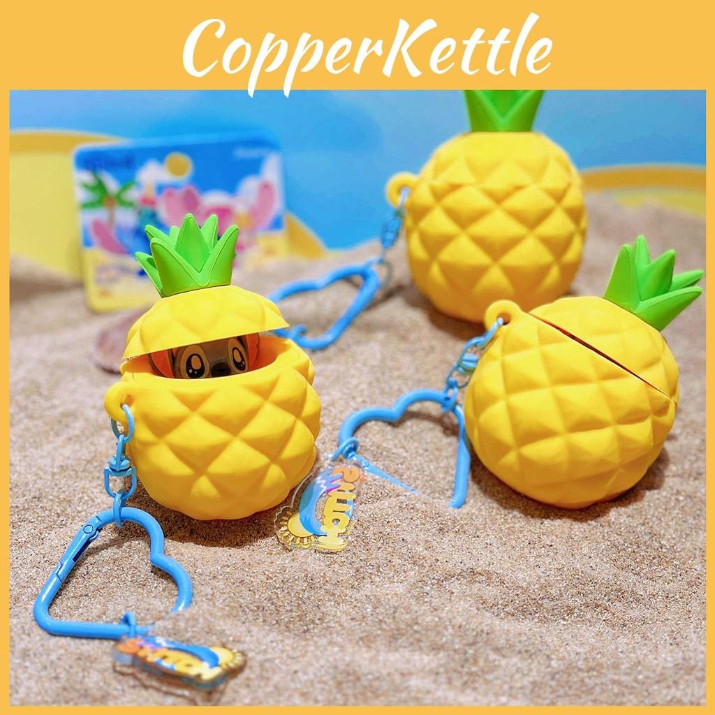 Stitch Silicone Pineapple Keychain Pendant Backpack Decoration Cute Gift Kids
