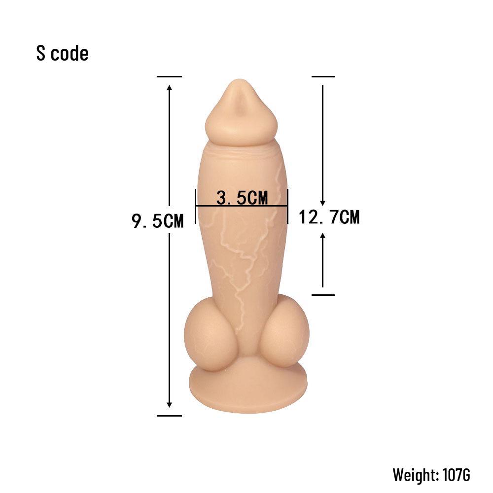Realistic Female Puppy Penis Masturbator - Soft Anal Plug Alternative for Adults