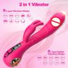 Rabbit Realistic Vibrator for Women Vagina Clit Clitoris G-Spot Stimulator With LCD Display Powerful Sex Toy Female Vibrators