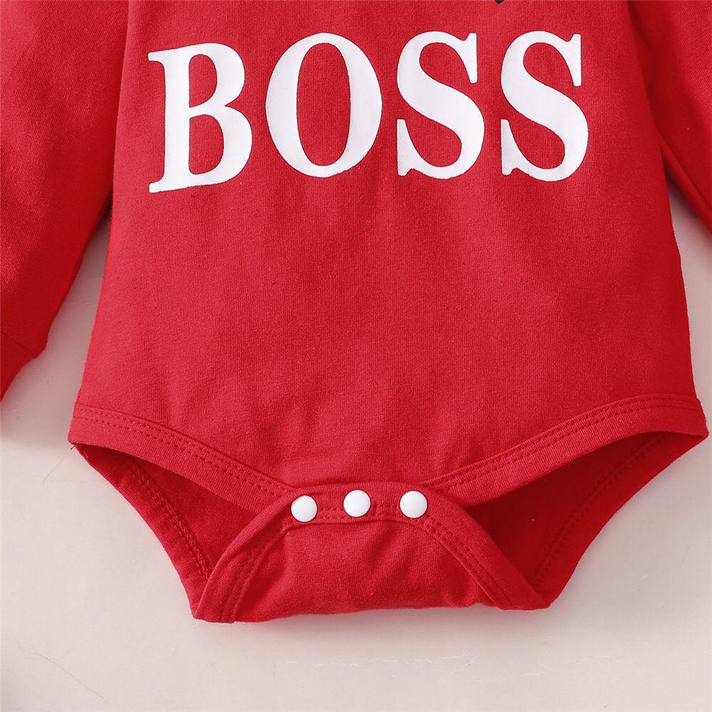 Spring & Autumn Long-Sleeve Hooded Baby Suit: Solid Color, Letter Print, Two-Piece for Boys & Girls