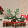 1set Foldable Christmas Tree Trivets Anti Scalding Insulation Pad Multipurpose Cup Coasters with Bracket for Cup Home Decoration