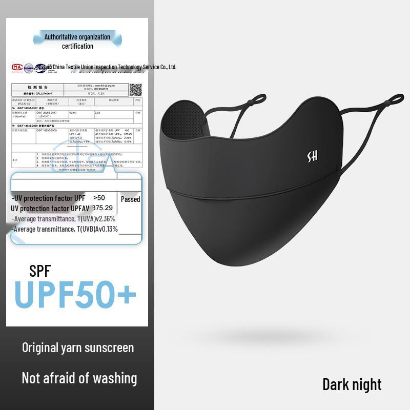 Women's Gradient Summer Sunscreen Mask - UV Protection, Breathable, Cool, Riding Face Cover