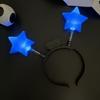 New Year Star Fashionable Head Hoop Glowing Hair Ornament Glowing Hair Styling Tool for Children Adults Photo Props