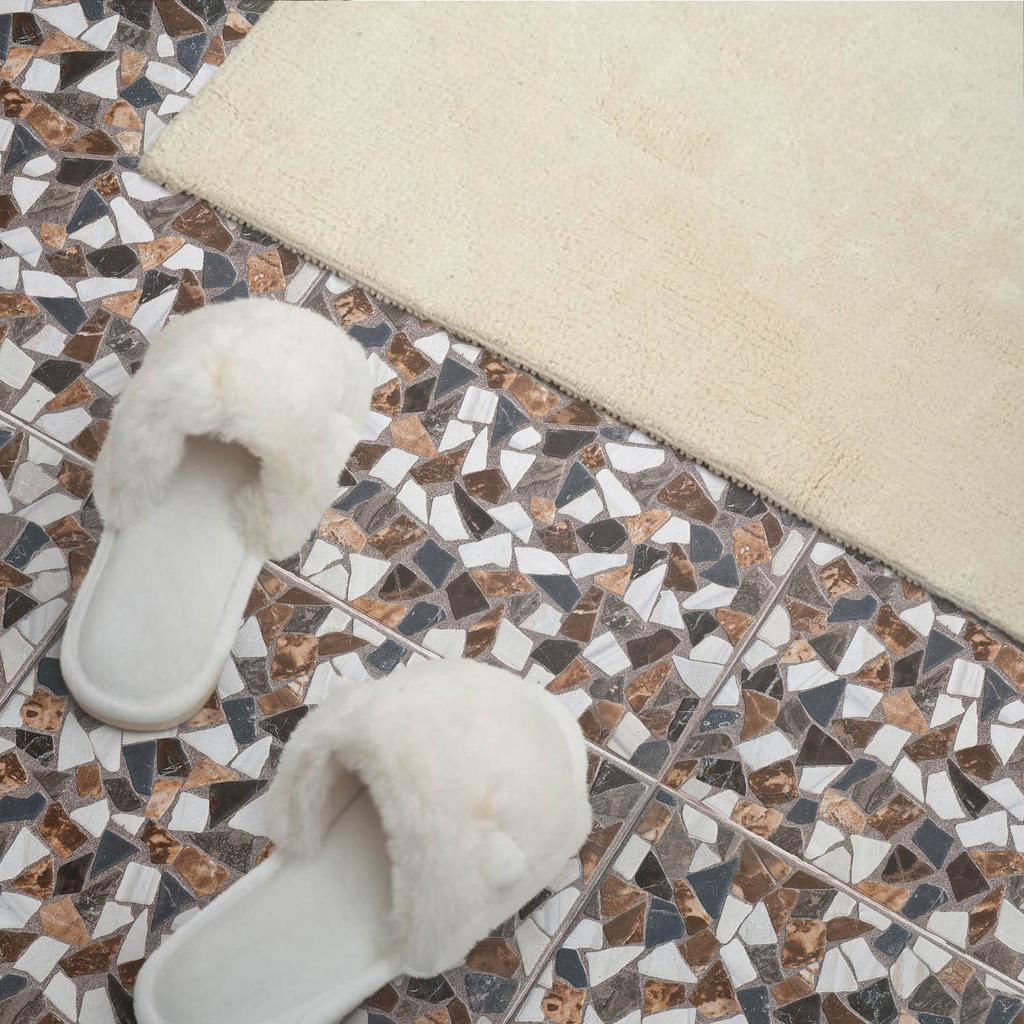 Vinyl Decoration With Print For Tool-Free Installation Mosaic With Different Shapes 6X60X30 Cm