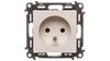 Valena Life Single Socket Z/U 2P+Z With Shutters Cream 753284