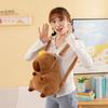 Cute Kapibara Capybara Schoolbag Female Backpack Large Capacity Internet Celebrity Ugly Cute College Student Class Bag