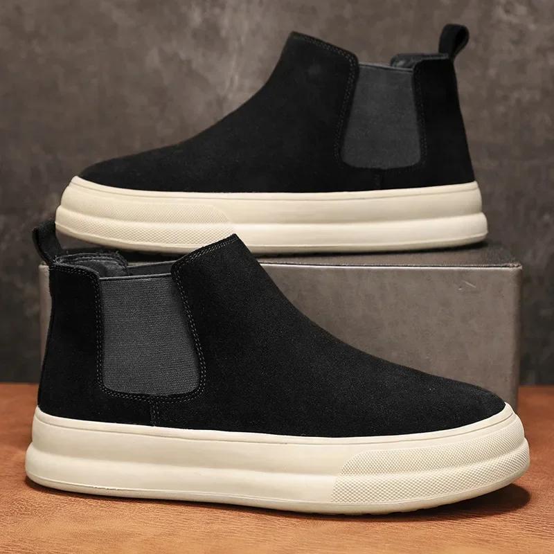 Sneakers da Uomo alla Moda Retro Autunno Comfort Casual Scarpe Sportive Outdoor Antiscivolo Resistenti all'Usura Tennis con Lacci Scarpa da Corsa