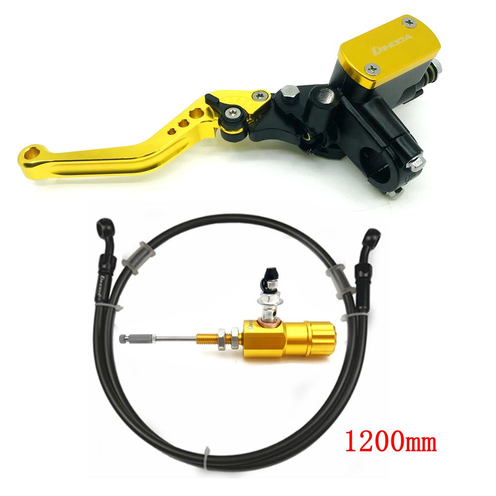 

ДИХОДА 7/8 ; 22 мм многоцветный главный цилиндр мотоцикла с ЧПУ, рычаг тормоза, гидравлический насос сцепления для honda Yamaha Kawasaki Gold A