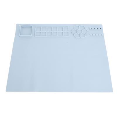 Kids Art Mat Food Grade Silicone Washable Reusable Multifunctional Silicone Painting Pad with
