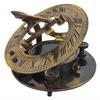 Brass Compass  Brass Sundial  Marine Boat Gift Pocket Sun Dial In Box Nautical Marine Gift Sun Clock Pirate Ship Replica Watch