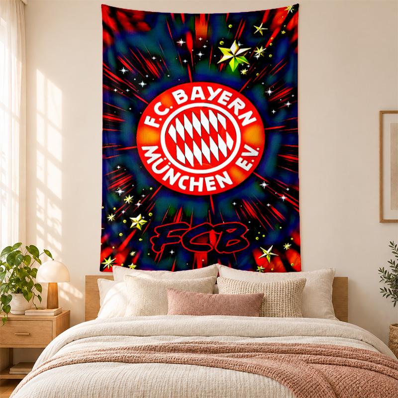 FC Bayern Munchen Tapestry highquality for decorating living room bedroom dorm walls ideal as bedroom wallart orholiday gift