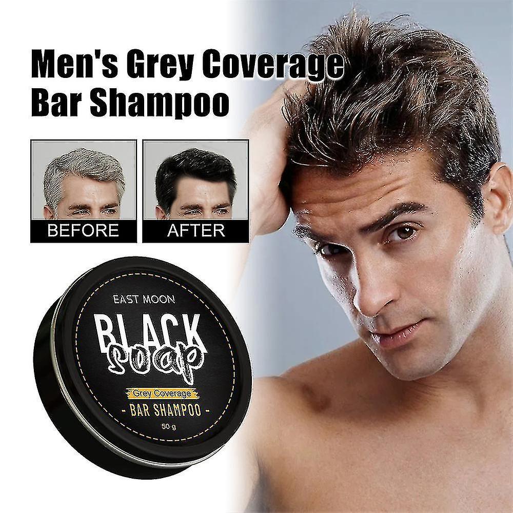 3pcs Grey Hair Reverse Shampoo Bar Organic Essence Hair Darkening Shampoo Soap 2023 New