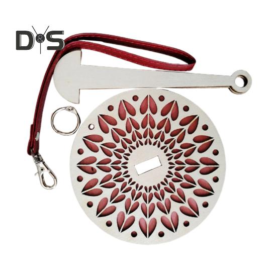 

Держатель пряжи на запястье, деревянный держатель клубков пряжи с ремешком на запястье, мини-держатель, портативный держатель пряжи для проектов «сделай сам», принадлежности для вязания крючком D