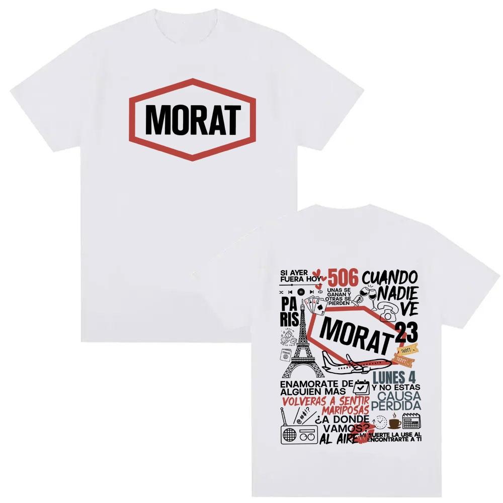 Rock Band Morat Album Graphic T-Shirt 2025 Men's Women's Cotton Fashion Vintage Summer Hip Hop T-Shirt High Quality T-Shirt