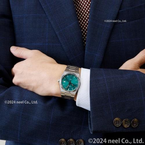 Tissot PRX Men's Watch with Green Dial and Bracelet, T1372101108100, Officially Imported