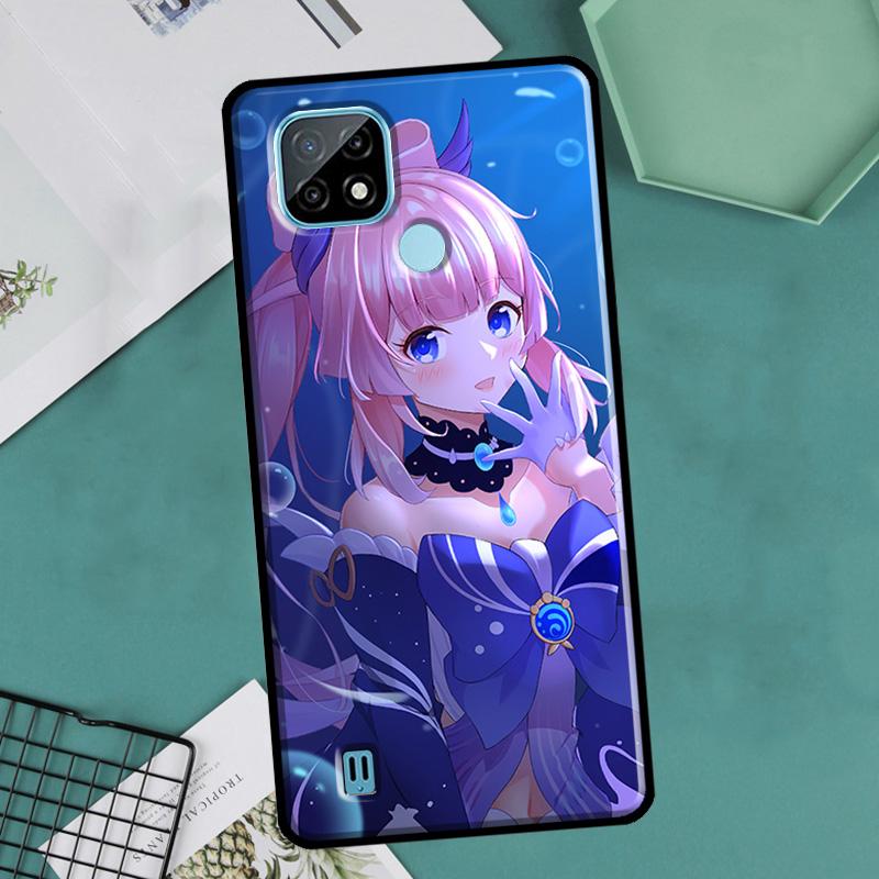 Genshin Impact Sangonomiya Kokomi Case For Realme 9 Pro Plus 8 8i 9i C35 GT Neo 2 Cover For OnePlus 10 9 Pro Nord2 8T 9R 10R
