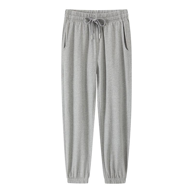 Women's Casual Summer Cotton Harem Sweatpants - Loose Fit, Cuffed, Sports Style