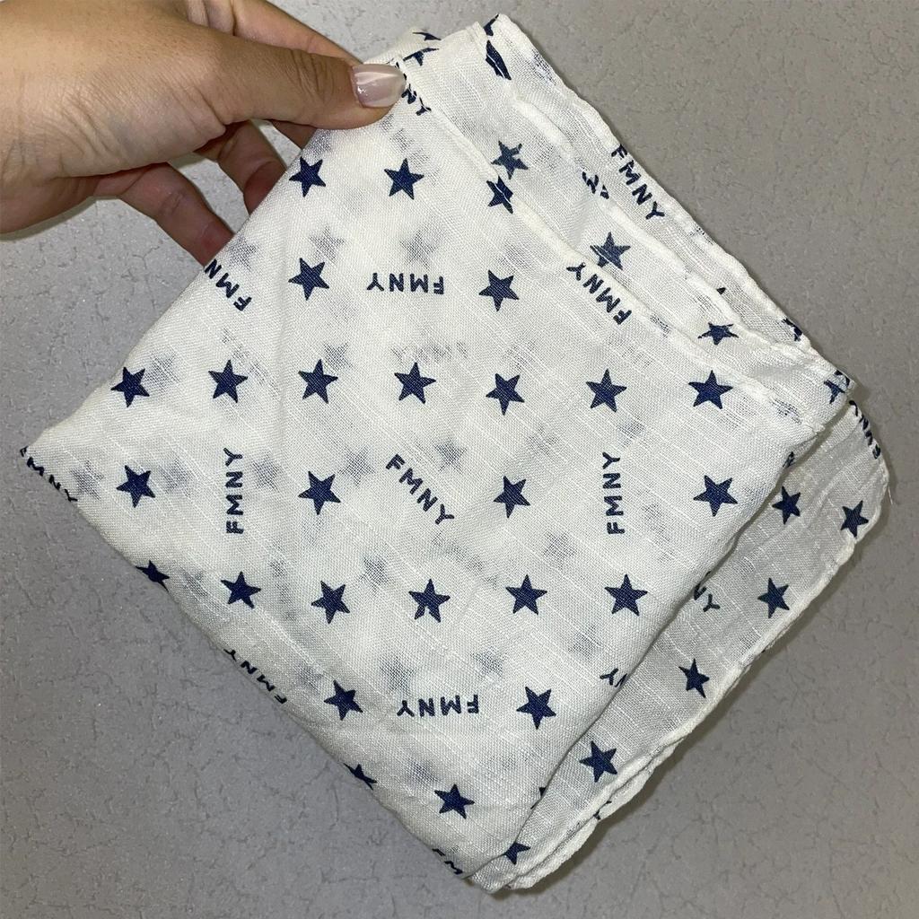 Headwear Y2K Star Hairs Scarf Women Hip Hop Punk Breathable Lightweight Large Square Streetwear Versatile Silk Scarf Headscarf