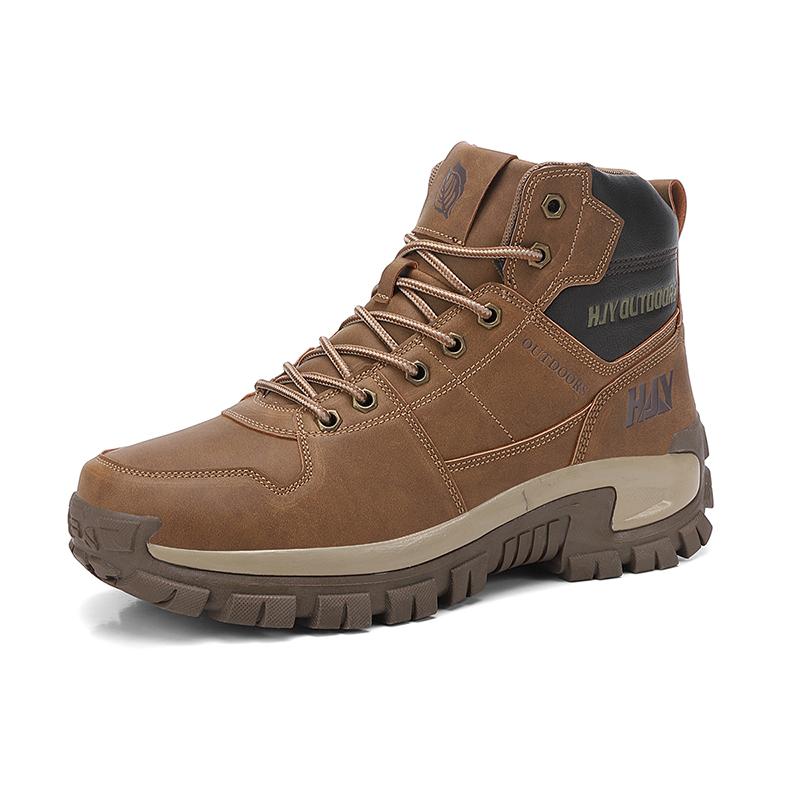 High-Top Men's Boots Breathable Durable Combat Boots Outdoor Anti-slip Hiking Boots Men Boots Strong Traction Ankle Boots
