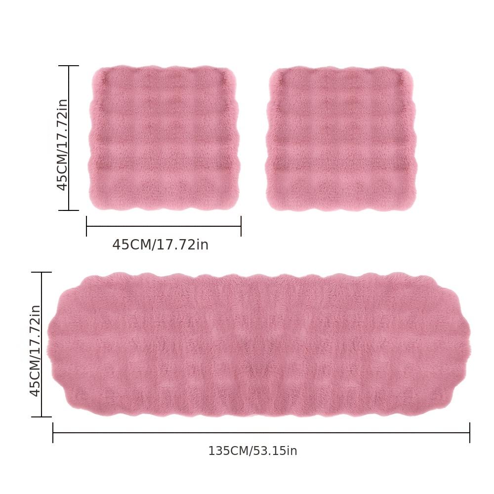 Plush Car Seat Cushion Set All-Season Soft Foam Padding with Thermal Insulation & Non-Slip Design Fit for Cars, SUVs, Trucks Winter & Everyday Use