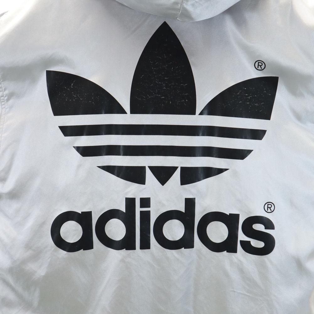 adidas 80s Vintage made by Descente Trefoil logo Long sleeve Cotton filling Bench coat Men's Used