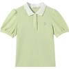 Girls' Antibacterial Short-Sleeve Polo T-Shirt