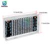 LED-Musikspektrumanzeige Bunter Bildschirm Lautsprecher DIY-Kit zum Üben des Zusammenbaus elektronischer Produkte
