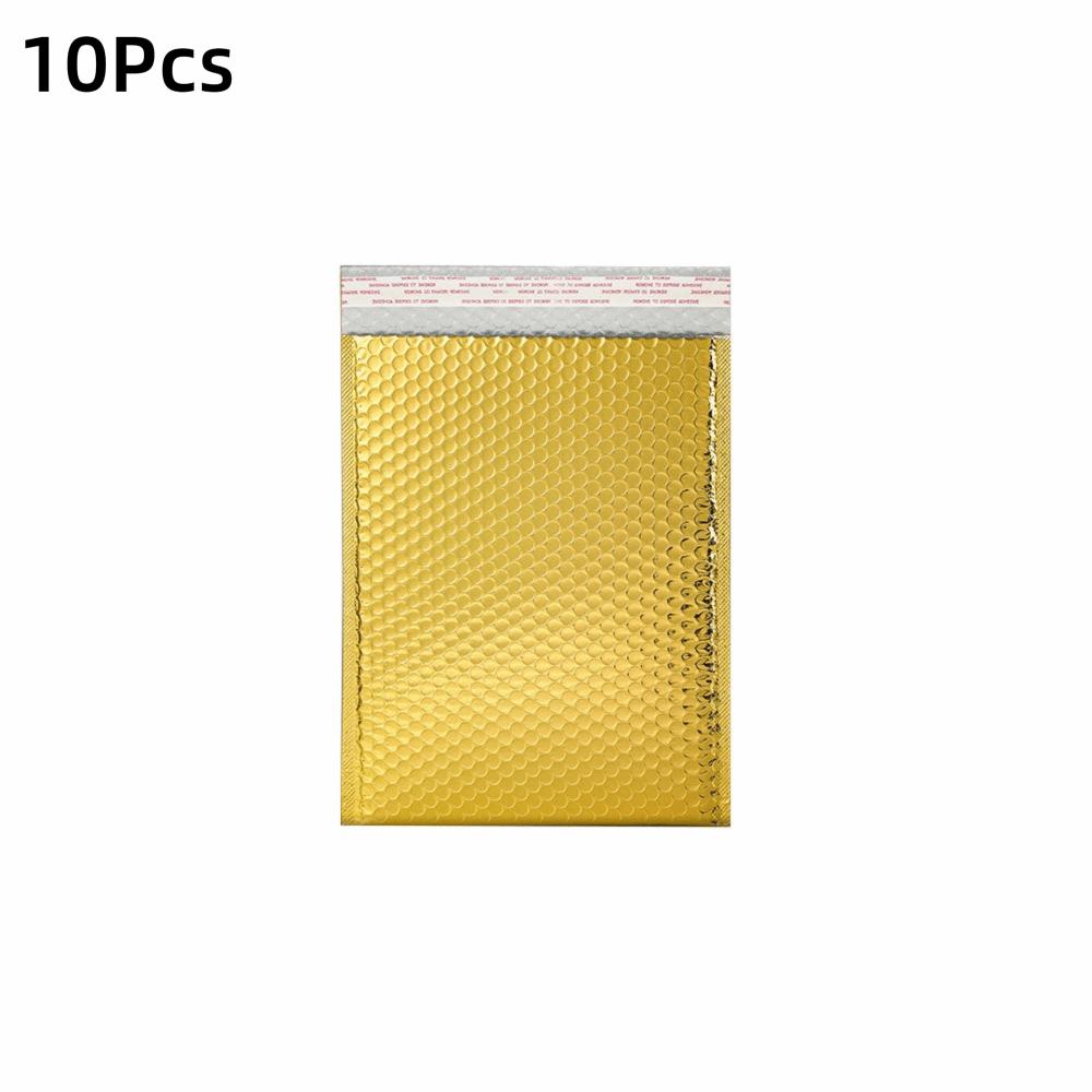 10Pcs Waterproof Bubble Mailers Pearlescent Film Shipping Bags Durable Foam Envelope