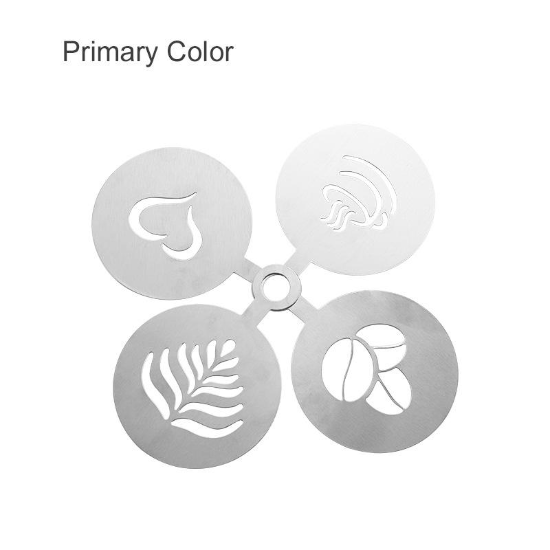 

Stainless Steel Coffee Latte Art Stencil - Flower Design
