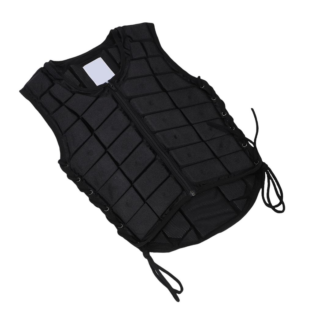 Equestrian Horse Vest Unisex Equestrian Protective Vest Comfortable Horse Riding Vest Zipper Closure for Boys Girls