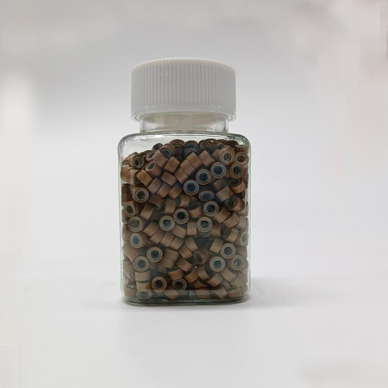 

Бесшовное кольцо для наращивания волос с силиконовой ручкой и золотой проволокой 1000 pieces bottled