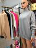 Women's Loose Half-High Neck Sweater – European and American Style, Fall/Winter