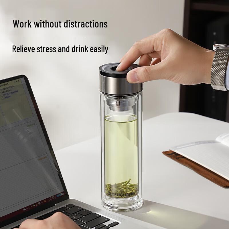 Fuguang Double-Layer High Borosilicate Glass Cup