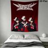 Babymetal Wall Tapestry Aesthetic Wall Hanging Printed Fabric Blanket Decorative Tapestries for Bedroom Living Room Home Decor
