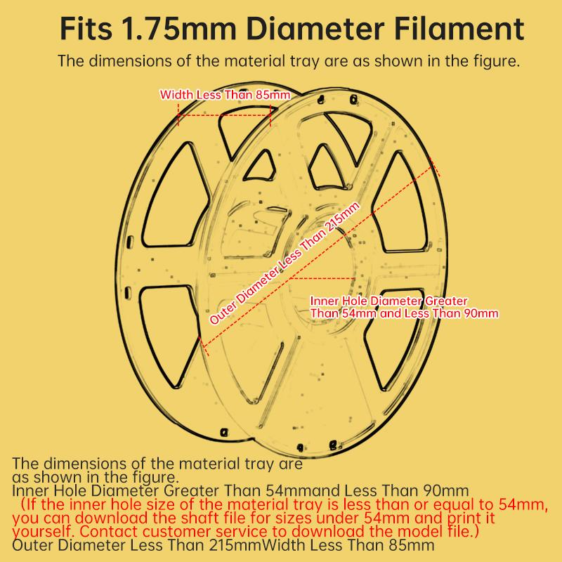 3D Printer Parts Filament Dryer Box Holder Airtight And Moisture-Resistant Real-Time Monitoring For 3D Printer PLA ABS Filaments
