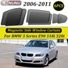 LINNUNU For BMW 3 Series E90 318i 320i 2006-2011 Magnetic Car Sunshade Window Curtain Mesh Block Sunlight Interior Accessories