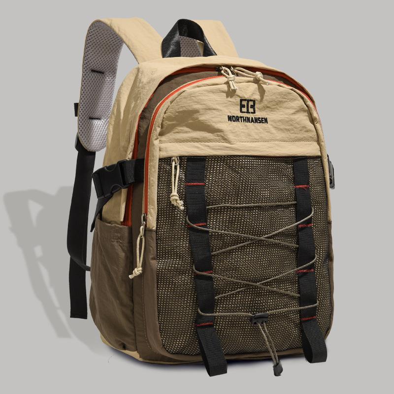 Herren Outdoor-Bergsteiger- und Reiserucksack mit großem Fassungsvermögen - Leicht, modisch, lässiger Studenten-Buchrucksack