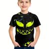 Kids Clothes Boys Tshirt Short Sleeve 3D Skull Print Children Summer Clothes Creative Stylish Streetwear Round Neck Girl Clothes