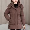 Women's Winter Jackets Hooded Casual Thick Parka Female Long Sleeve Warm Coat