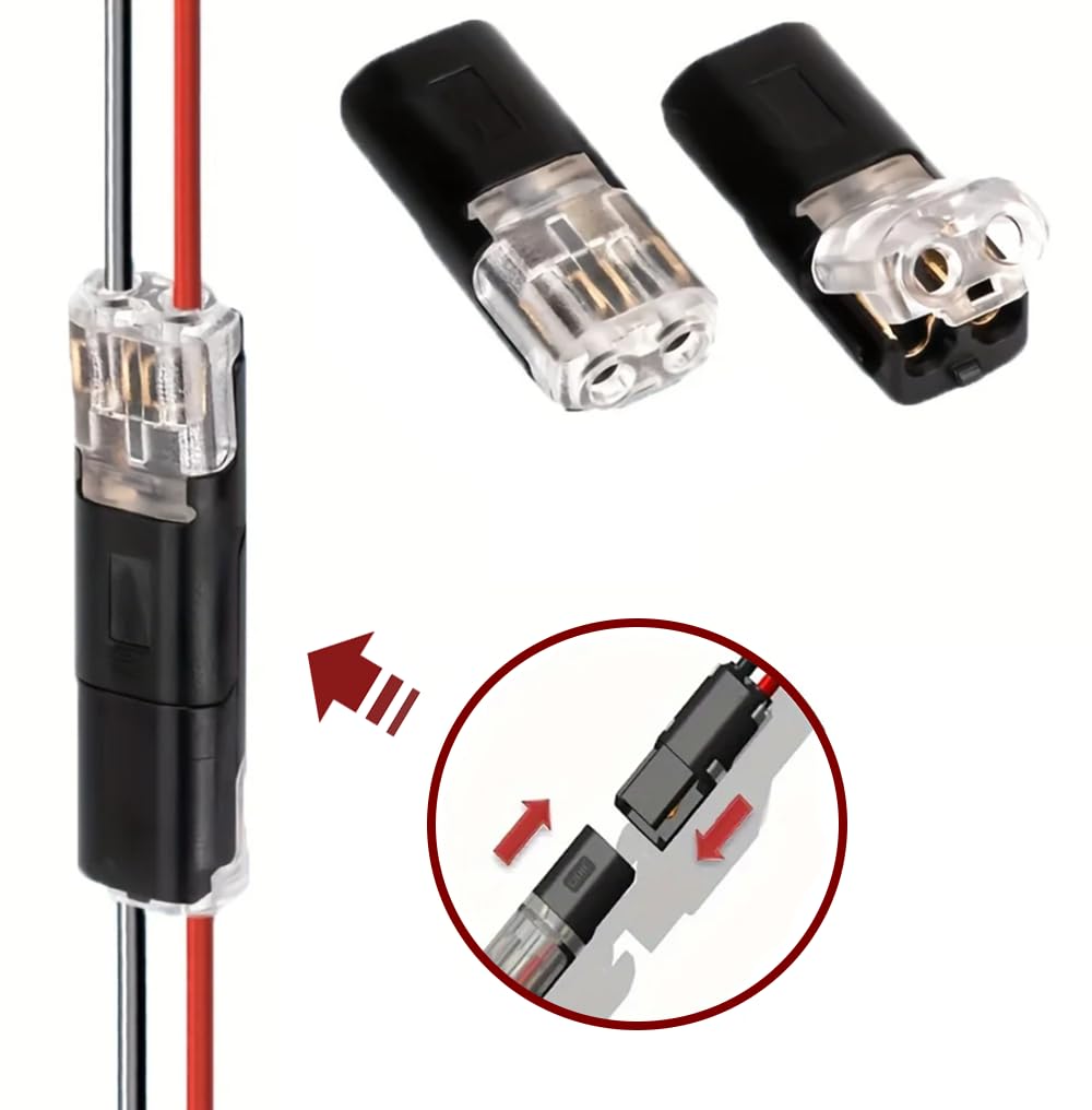YFFSFDC Wiring Connector, Connection Terminal, 2 Needle Low Voltage General-Purpose