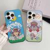 Cartoon Dr Slump For IPhone 15 16 17 14 13 12 11 Pro Max 16E 16 Plus 17 Air Corrugated Shockproof Phone Cover